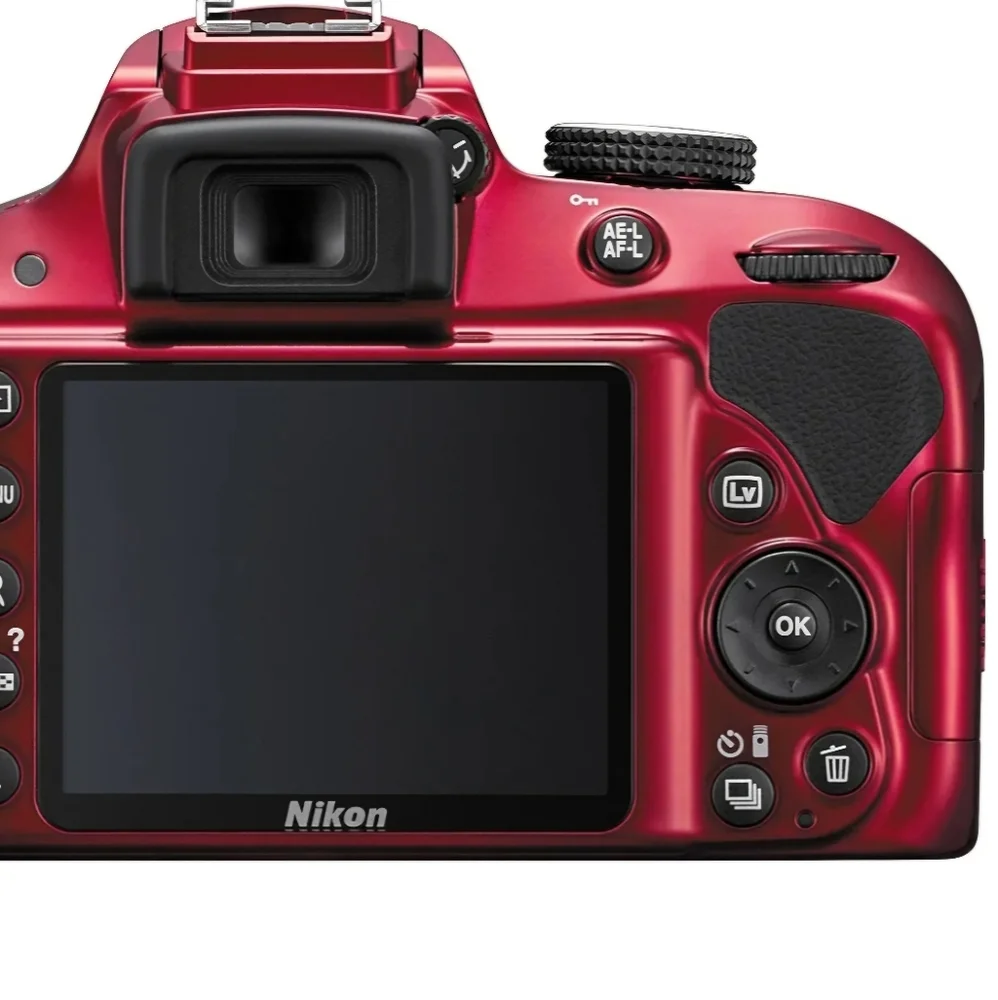 Nikon d3300 camera (body and 3 lens) with new case